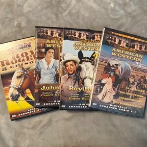 Great American Western‎ DVD Lot Roy Rogers John Wayne + Savage Guns Sealed Gift
